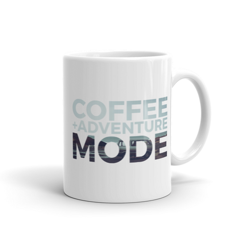 Coffee + Adventure Mode Mug  100% Arabica Whole Bean Coffee Roasted Fresh Buy Online Flat Rate Shipping Free Shipping Over $35 United States USA Fast Shipping - Wake & Brew Coffee Co.